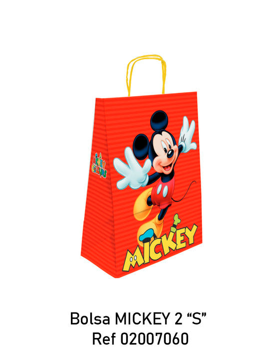 BOLSA REGALO INFANTIL DISNEY MICKEY 90G ASAS PAPEL RETORCID | ANDINA | 1 UNIDAD | 8436557051431 Imagen principal del producto