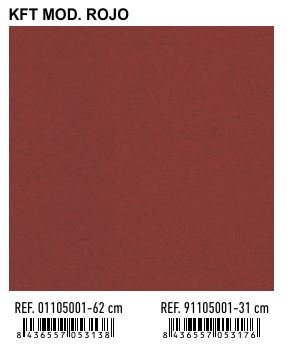 PAPEL REGALO BOBINA KRAFT ROJO 31CM | ANDINA | 1 UNIDAD | 8436557053176 Imagen principal del producto
