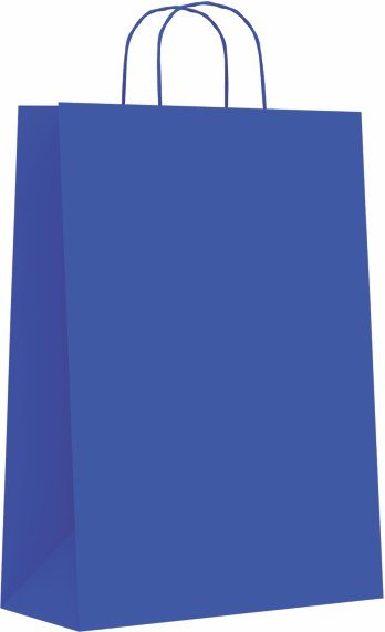 Bolsa celulosa azul M 27+12x37 marca Andina Imagen principal del producto