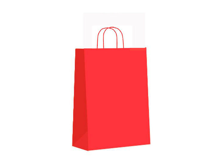 BOLSA CELULOSA L 32+14X40 ROJO | ANDINA | 1 UNIDAD | 8436557054944 Imagen principal del producto