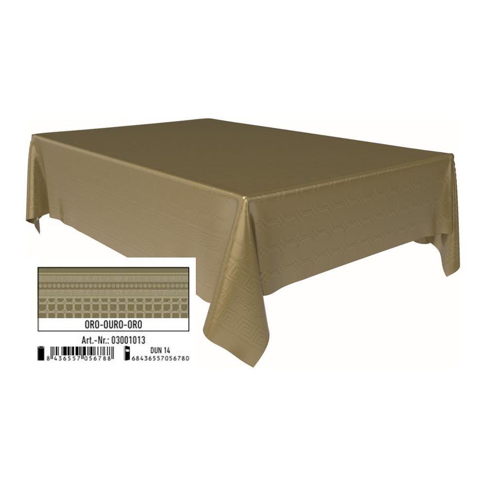 Rollo mantel papel oro Adamascado reciclado Brillo Andina Imagen principal del producto