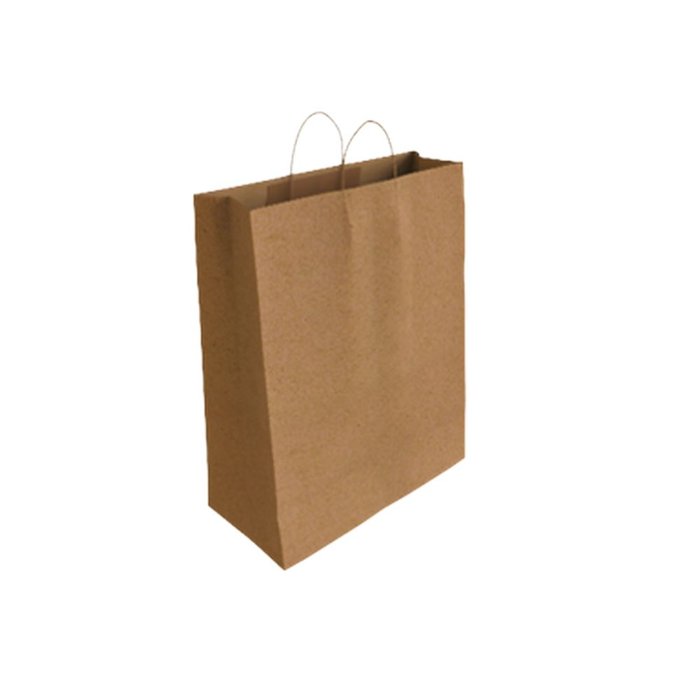BOLSA KRAFT XL LISO 40X18X46 | ANDINA | ENVASE 200 UDS. UNIDAD | 8436557058294 Imagen principal del producto