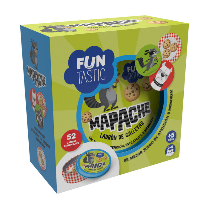 CARTAS REDONDAS FUNTASTIC - MAPACHE CON CAJA | FUNTASTIC IMAGILAND | 1 UNIDAD | 8436557974457 Imagen principal del producto