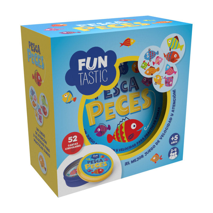 CARTAS REDONDAS FUNTASTIC - PESCA PECES CON CAJA | FUNTASTIC IMAGILAND | 1 UNIDAD | 8436557974464