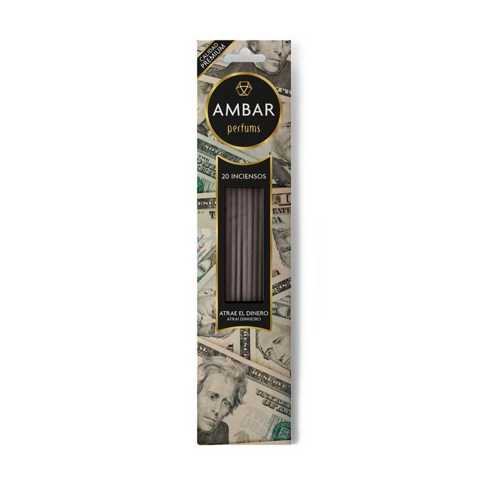 INCIENSO ATRAE EL DINERO 20 VARILLAS | AMBAR | ENVASE 24 UDS. UNIDAD | 48436559710754 Imagen principal del producto