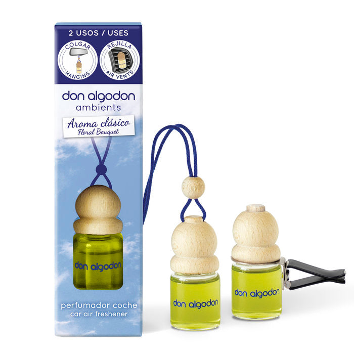 AMBIENTADOR COCHE DON ALGODON CLASICO 6,5ML | DON ALGODON | ENVASE 12 UDS. UNIDAD | 28436559711559