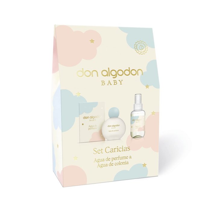 Set Regalo Caricias Baby Perfume y Colonia 100 ml Don Algodon