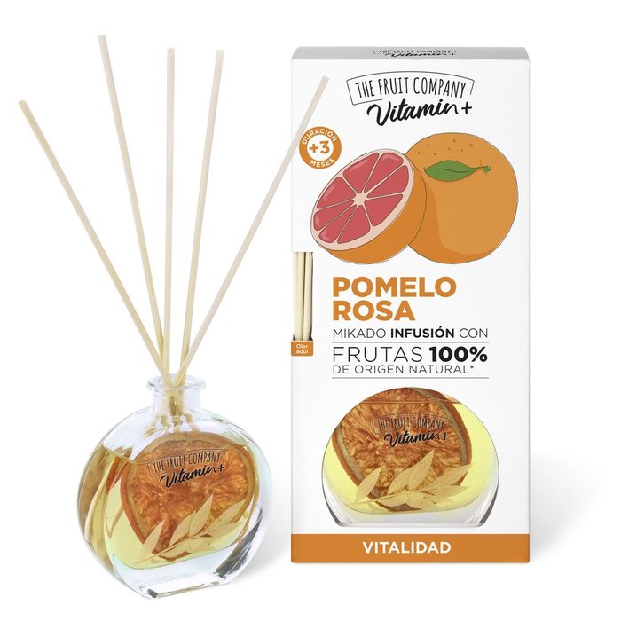 MIKADO INFUSION POMELO ROSA 75ML VITAMIN+ TFC | THE FRUIT COMPANY | 1 UNIDAD | 8436559716734 Imagen principal del producto