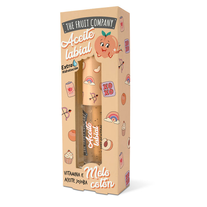 ACEITE LABIAL MELOCOTON 3,6 ML | THE FRUIT COMPANY | ENVASE 18 UDS. UNIDAD | 28436559718121 Imagen principal del producto