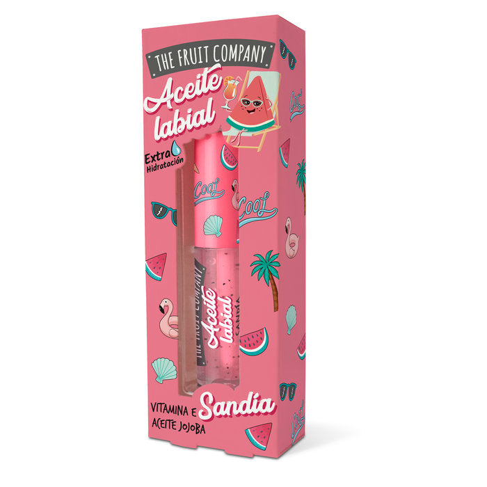 ACEITE LABIAL SANDIA 3,6 ML | THE FRUIT COMPANY | ENVASE 18 UDS. UNIDAD | 28436559718138 Imagen principal del producto