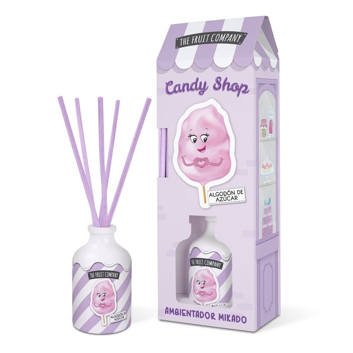 AMBIENTADOR MIKADO ALGODON DE AZUCAR 40ML CANDY TFC | THE FRUIT COMPANY | ENVASE 12 UDS. UNIDAD | 28436559718374