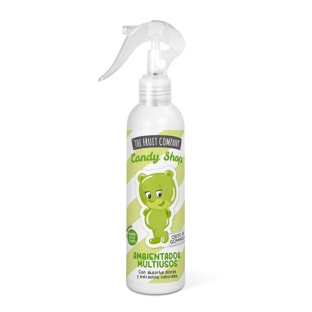 EXPOSITOR 12 SPRAY HOGAR OSITO GOMINOLA CANDY 200ML | THE FRUIT COMPANY | ENVASE 12 UDS. UNIDAD | 28436559718473 Imagen principal del producto