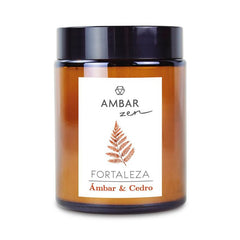 VELA AMBAR Y CEDRO 125GR AMBAR ZEN | AMBAR | ENVASE 8 UDS. UNIDAD | 28436559718503