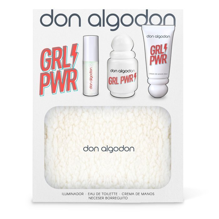 SET MUJER GIRL POWER COLON 30ML+CREMA ANOS+ILUMIN+NECESER | DON ALGODON | 1 UNIDAD | 8436559719247