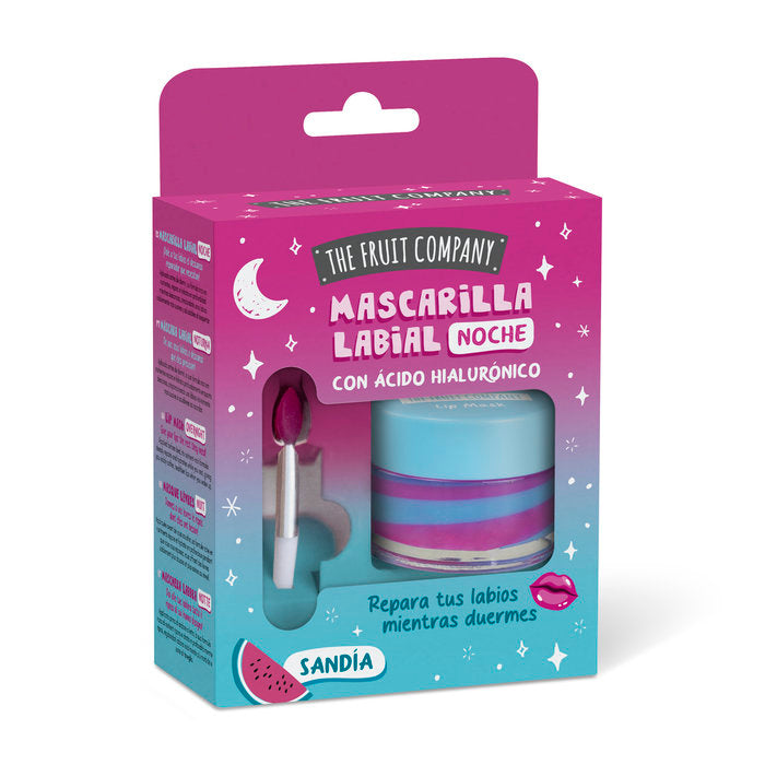 Mascarilla labial noche sandía ácido hialurónico, pack 8 uds