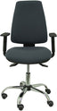 Silla oficina gris Piqueras y Crespo con ruedas y respaldo