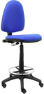 Taburete con Ruedas Azul Piqueras y Crespo para Oficina