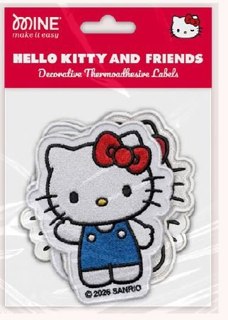 Blister 6 Parches Bordados Hello Kitty Surtidos Marca Mine