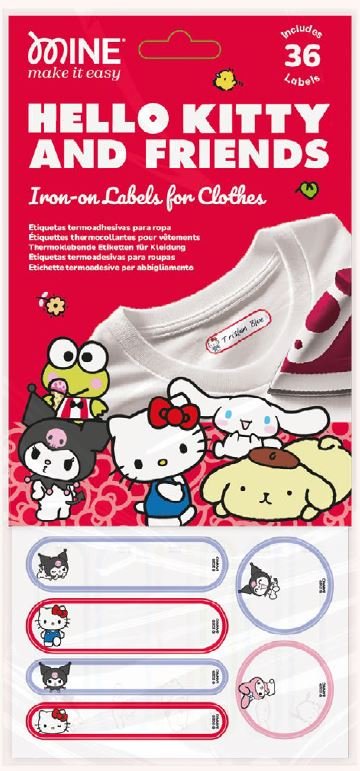 Blister 36 Etiquetas Termoadhesivas Hello Kitty Surtidas MINE