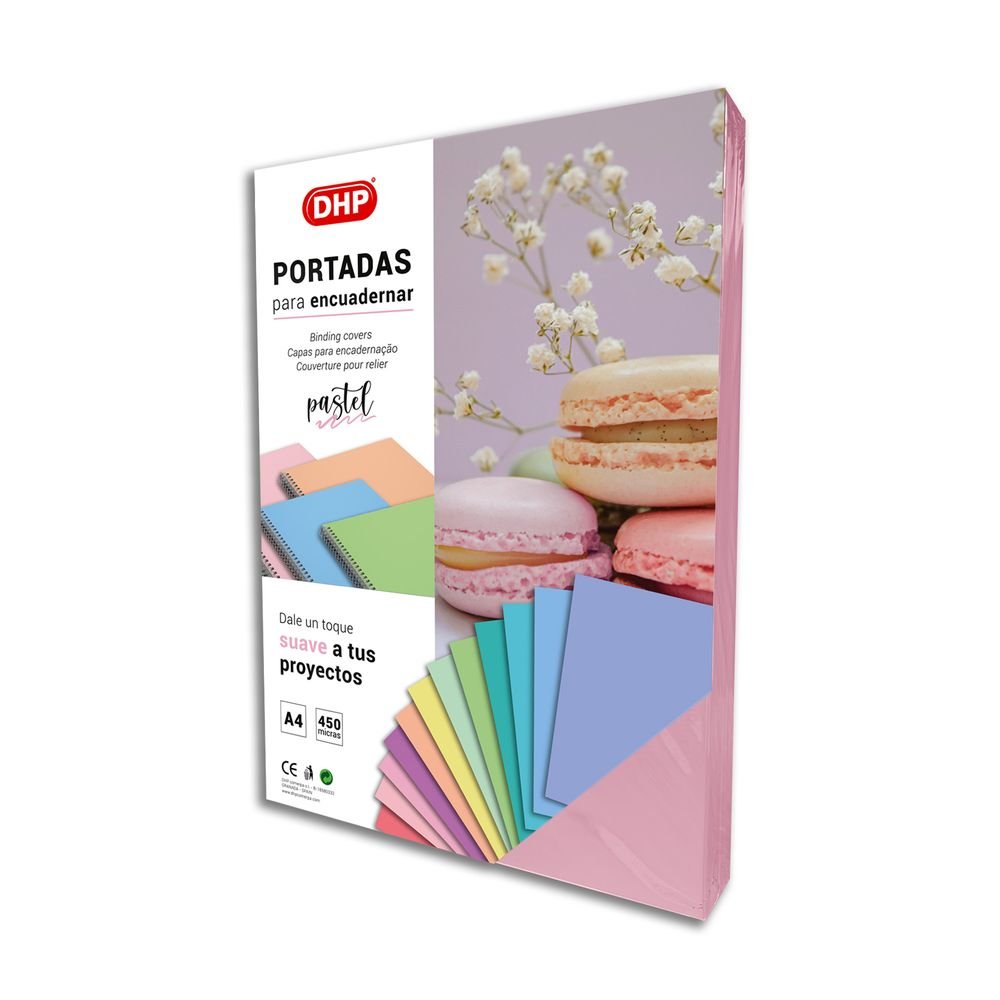 PORTADA PP 0,45 MM A4 61 ROSA PASTEL P/25 | 1 UNIDADES | (DHP COMERPA SLU) Imagen principal del producto