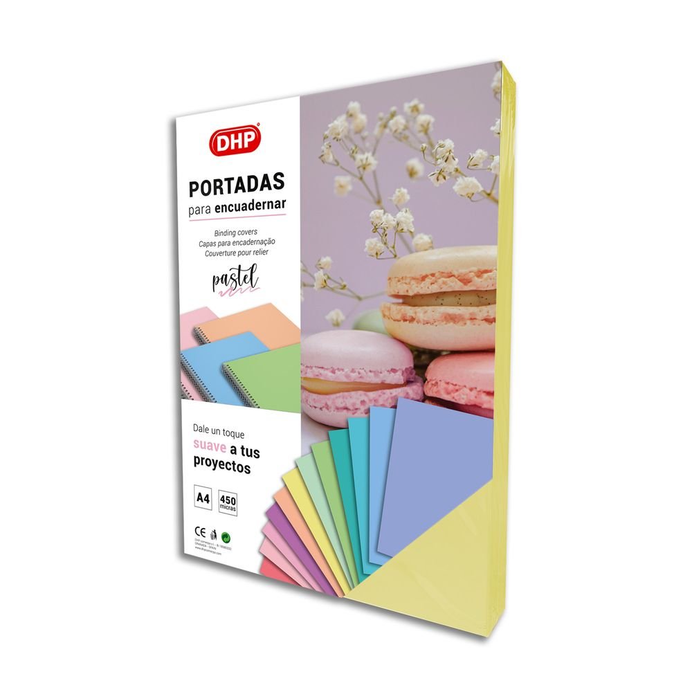 PORTADA PP 0,45 MM A4 33 AMARILLO PASTEL P/25 | 25 UNIDADES | (DHP COMERPA SLU)