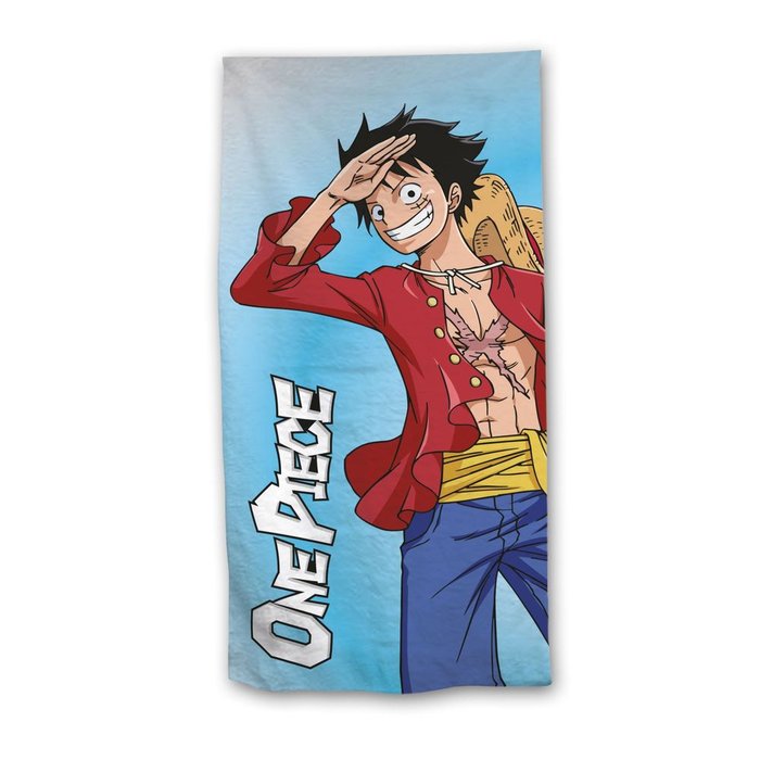 TOALLA PLAYA ALGODON 300GR ONE PIECE | NEW IMPORT SL | 1 UNIDAD | 8436580111041 Imagen principal del producto