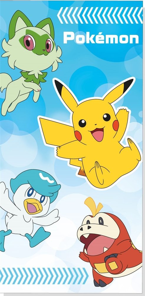 TOALLA MICROFIBRA POKEMON Y AMIGOS 140 X 70 CM | GRUPO MOYA PELUCHES S,L | 1 UNIDAD | 8436580119627 Imagen principal del producto