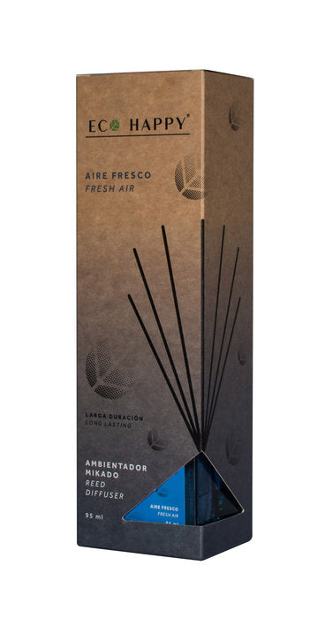 MIKADO 100ML ECOHAPPY AIRE FRESCO | NATUAROMATIC GEL | 1 UNIDAD | 8436585482405 Imagen principal del producto