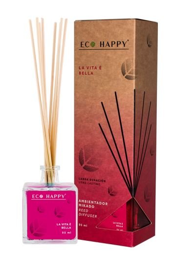 MIKADO ENVASADO 100ML LA VITA E BELLA | NATUAROMATIC GEL | 1 UNIDAD | 8436585482412 Imagen principal del producto