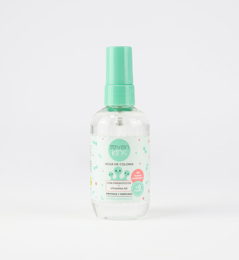 AGUA DE COLONIA INFANTIL PREBIOTICOS 100ML THE SEVEN KIDS | NATUAROMATIC GEL | ENVASE 11 UDS. UNIDAD | 18436585484222 Imagen principal del producto