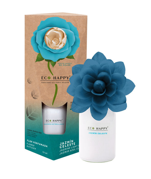 AMBIENTADOR FLOR PERFUMADA 75ML AROMA JAZMIN CELESTE | NATUAROMATIC GEL | 1 UNIDAD | 8436585485024 Imagen principal del producto