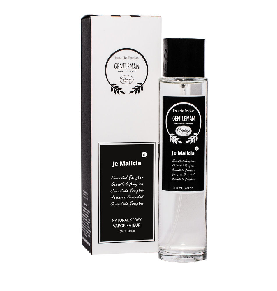 PERFUME MASCULINO 100ML VINTAGE JE MALICIA | NATUAROMATIC GEL | 1 UNIDAD | 8436585488421 Imagen principal del producto