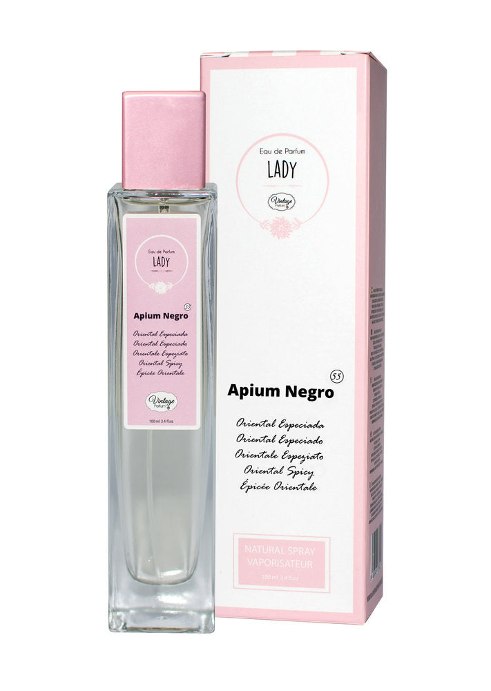 PERFUME FEMENINO 100ML VINTAGE APIUM NEGRO | NATUAROMATIC GEL | 1 UNIDAD | 8436585488629