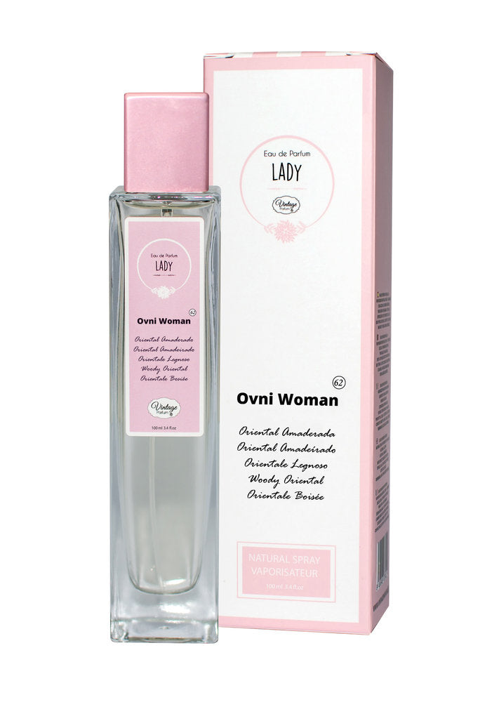 PERFUME FEMENINO 100ML VINTAGE OVNI WOMAN | NATUAROMATIC GEL | 1 UNIDAD | 8436585488698 Imagen principal del producto