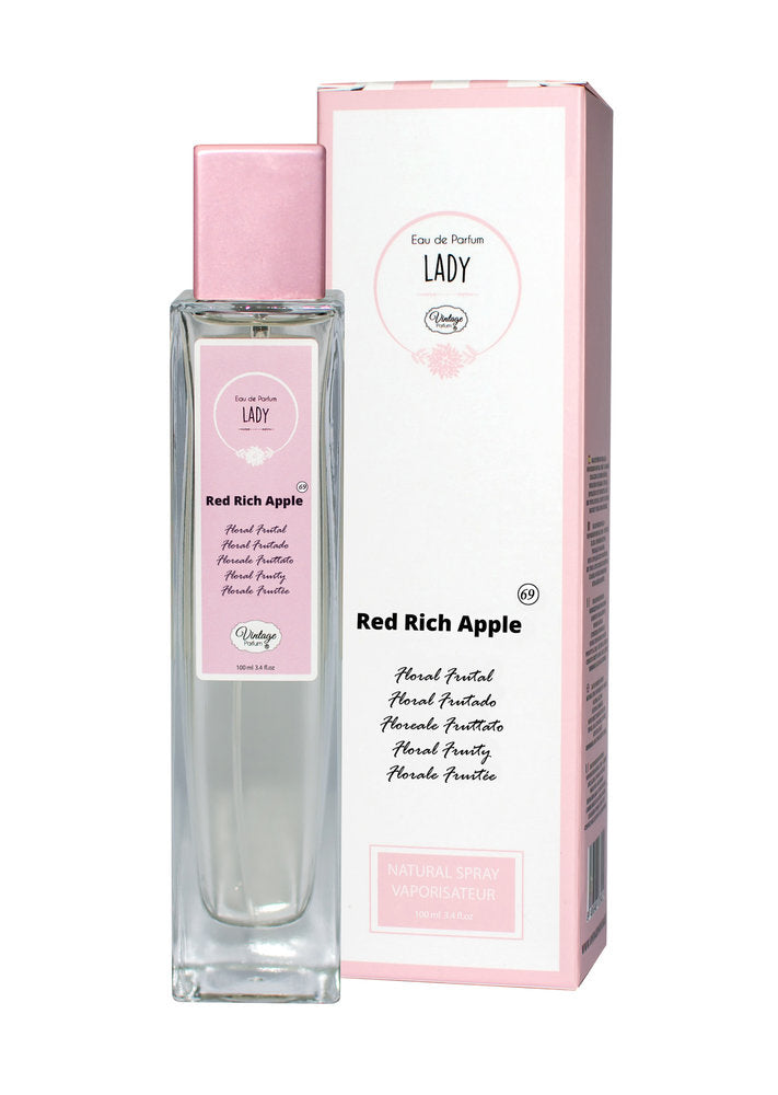 PERFUME FEMENINO 100ML VINTAGE RED RICH APPLE | NATUAROMATIC GEL | 1 UNIDAD | 8436585488766 Imagen principal del producto