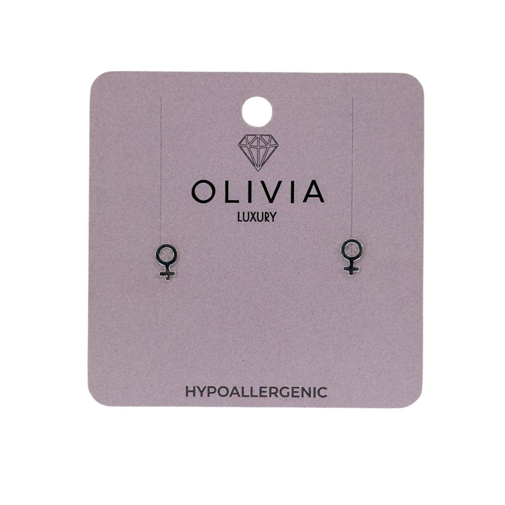 Pendientes Woman Hipoalergénicos Bañados en Plata de Ley Olivia Luxury