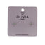 PENDIENTES LIBELULA HIPOALERGENICO BAÑADOS EN PLATA DE LEY | OLIVIA LUXURY | 1 UNIDAD | 8436589362895