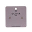 Pendientes Perla Hipoalergénico Ocre Olivia Luxury