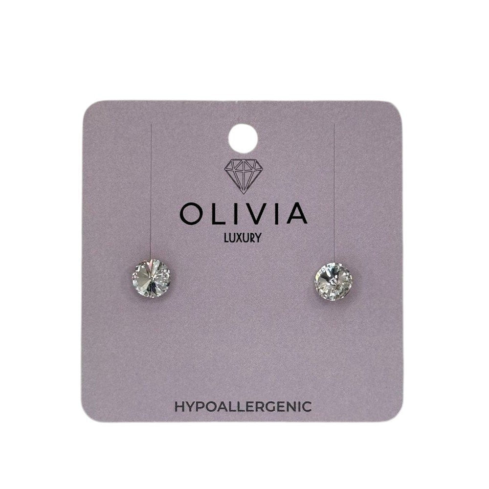 PENDIETES RIVOLI 7 HIPOALERGNENICO CON CRYSTAL CRYSTAL | OLIVIA LUXURY | 1 UNIDAD | 8436589362963 Imagen principal del producto