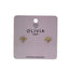 Pendientes Libelula Hipoalergenico Bañado en Oro 24 K Olivia Luxury