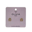 Pendientes Herradura Hipoalergenico Bañado en Oro 24 K Olivia Luxury