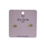 Pendientes Xo Hipoalergenico Bañado en Oro 24 K Olivia Luxury