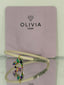 Pulsera Fantasy Blanca Corazón Adaptable con Charms Olivia Luxury