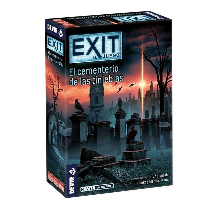 JUEGO DE MESA EXIT: EL CEMENTERIO DE LAS TINIEBLAS | DEVIR GAMES | 1 UNIDAD | 8436589624610 Imagen principal del producto