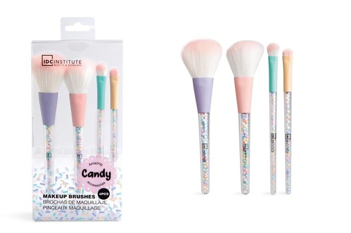 Kit de cuatro brochas de maquillaje IDC Institute