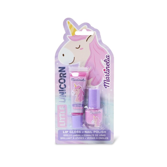 Brillo labial y esmalte de uñas Little Unicorn Unicornio MARTINELIA Imagen principal del producto
