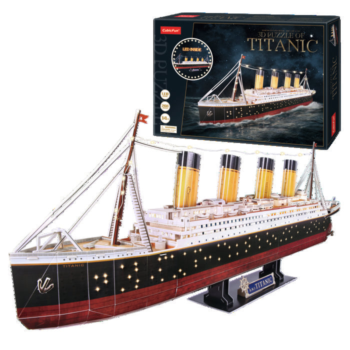 Maqueta Titanic con LED PUZZLES 3D CUBIC FUN Imagen principal del producto