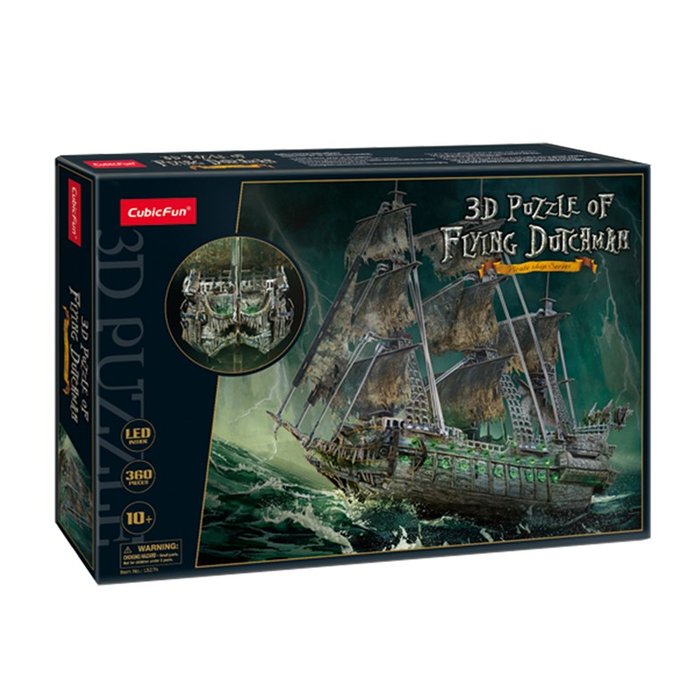 Maqueta Holandés Errante con LED Puzzles 3D Cubic Fun Imagen principal del producto