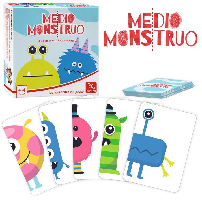 JUEGO MEDIO MONSTRUO | LUDILO | 1 UNIDAD | 8436598032864 Imagen principal del producto