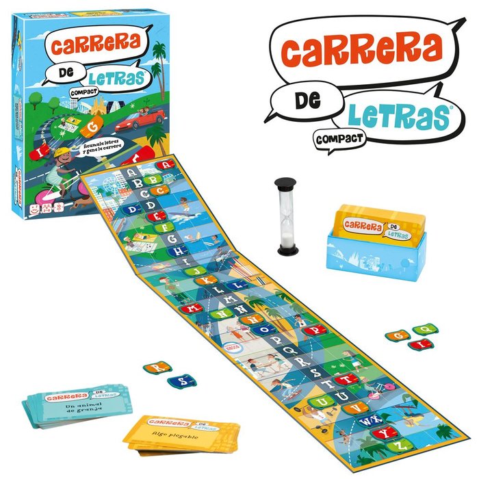 JUEGO CARRERA DE LETRAS COMPACT | LUDILO | 1 UNIDAD | 8436598033007 Imagen principal del producto